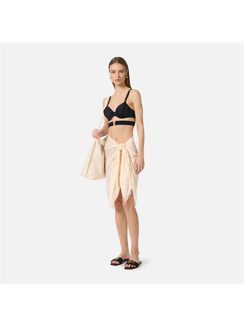 Foulard in viscosa e modal con righe jacquard ELISABETTA FRANCHI | SC15F61E2/193